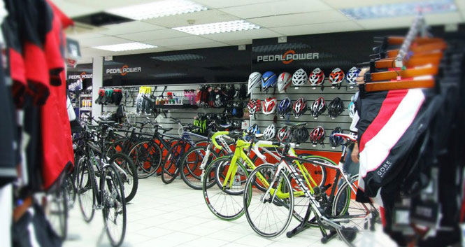 pedal power bike shop